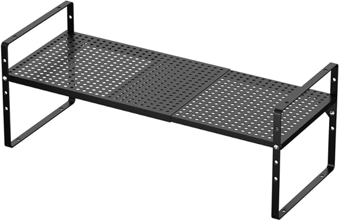 Expandable Cabinet Storage Shelf Organizer Rack, Heavy Duty Steel Metal Spice by PerfectdesignforyourHOME