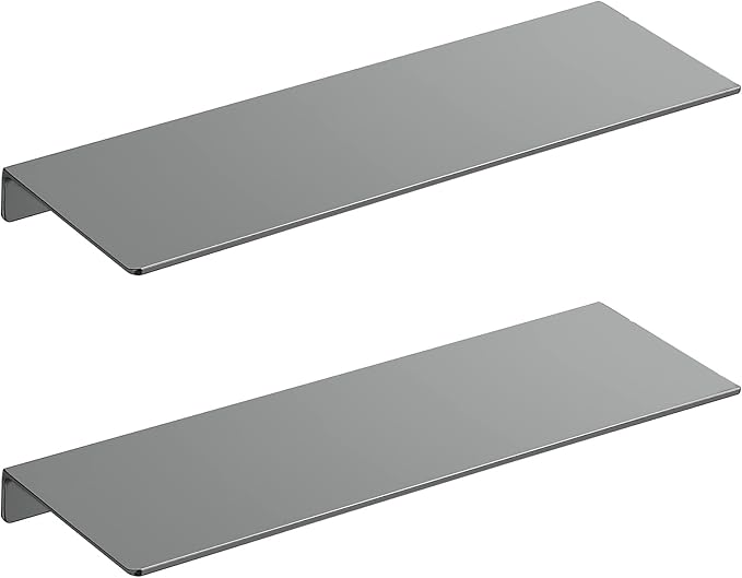 Danpoo 16 inch Gray Metal Floating Shelves by Danpoo-ForYourHome
