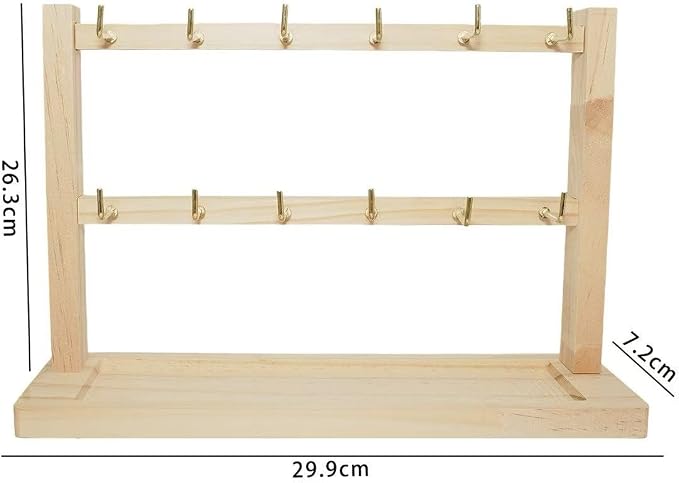 2 Layers of Wooden Display Eacks - Image 2