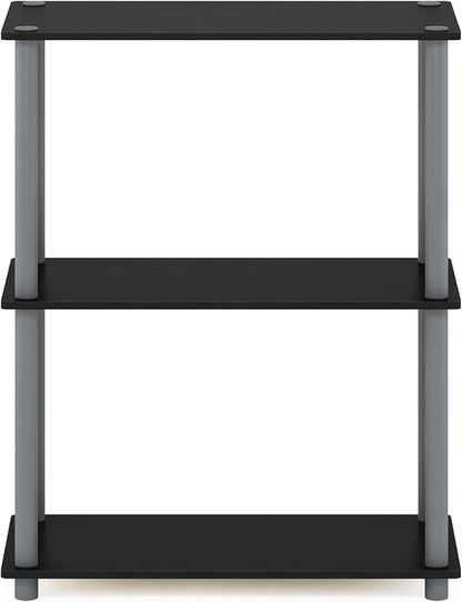 Furinno TURN-N-TUBE Storage Shelves, 3-Tier Book Shelf, Corner Shelf, Toolless - Image 6