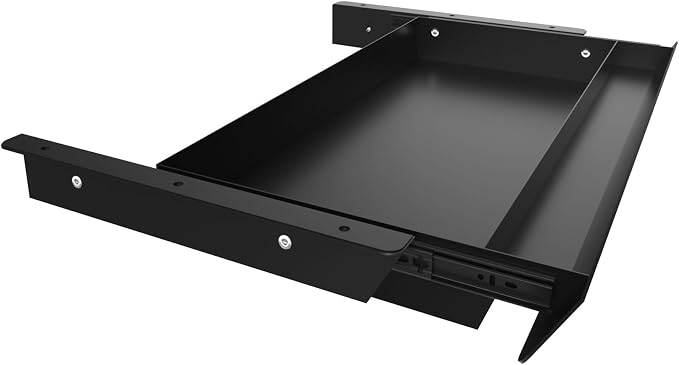Large Under Desk Mounted Sliding Drawer by GAXOMO