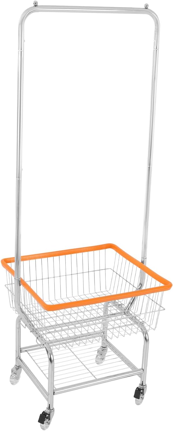Steel Wire Laundry Cart, Laundry Basket by TFCFL
