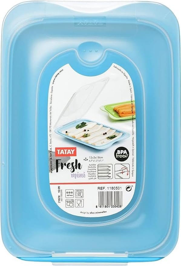 TATAY Cold Meat Containers for Fridge | Set of 4 Mini | Fridge Storage | - Image 2