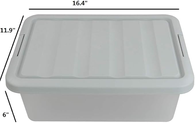 14 Quart Plastic Storage Box, 2 Packs - Image 3