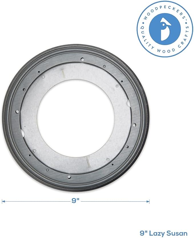 Lazy Susan Hardware, 9 inch, 750 lbs. Load Capacity, by Woodpeckers - Image 2