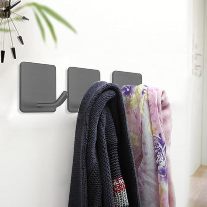FOTYRIG Adhesive Towel Hooks Stick on Towel Hanger Wall Hooks Waterproof - Image 6