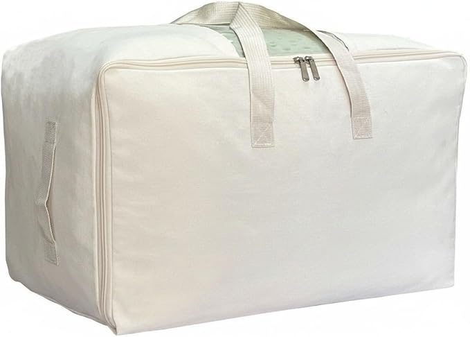 Soft Large Canvas Comforter Storage Bags by DoYiKe