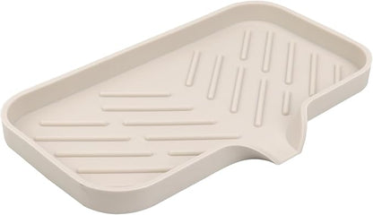 YASMEN Silicone Bathroom Soap Dishes, Sink Sponge Holder by YASMEN