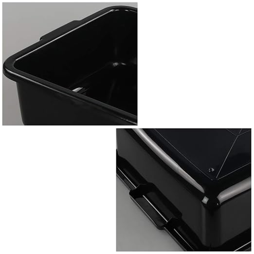 Teyyvn 13 L Plastic Bus Box, Commercial Wash Basin Tote Box - Image 3