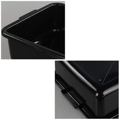 Teyyvn 13 L Plastic Bus Box, Commercial Wash Basin Tote Box - Image 3