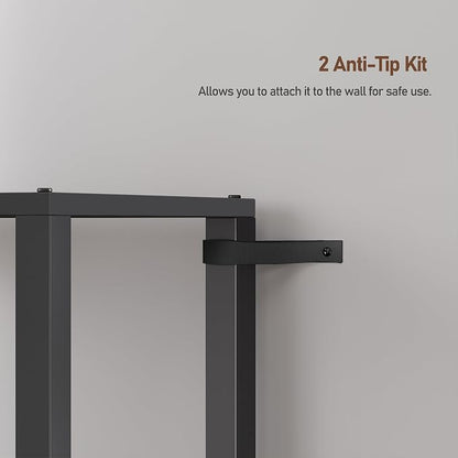 TUTOTAK Bookshelf, 6-Tier Tall Narrow Book Shelf - Image 7