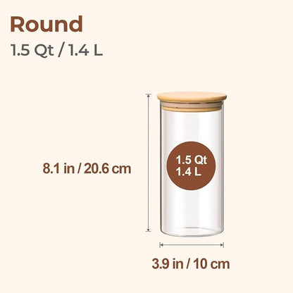 ComSaf Airtight Glass Storage Canister - Image 2