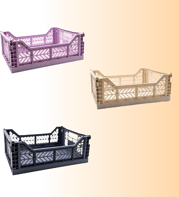Collapsible Storage Box, Foldable Crate Organizer Bin - Image 5