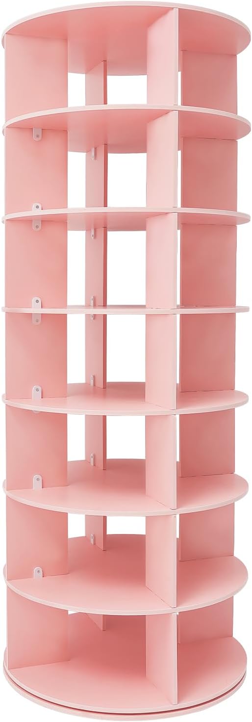 Rotating Shoe Rack Tower, 7 Tier Vertical Shoe Storage Rack, 360 Revolving - Image 5