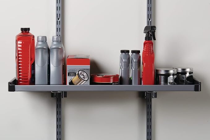 Rubbermaid FastTrack Rail Large Shelf Organization System, Holds up to 50 Pounds - Image 8