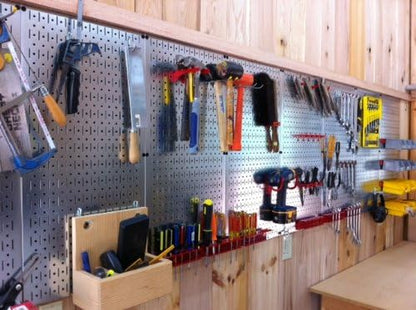 Wall Control 30WRK400GVR 4-Feet Metal Pegboard Standard Tool Storage Kit - Image 7