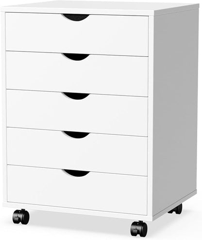 5 Drawer Chest, Storage Cabinet Dressers by SimpleDeluxe