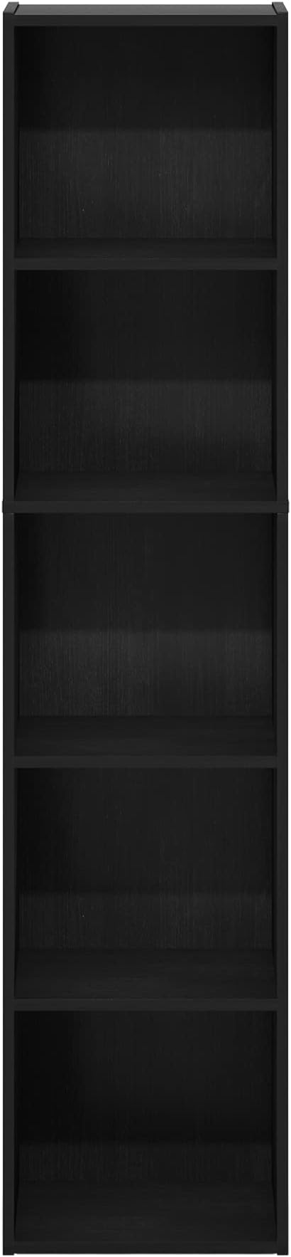 Furinno PASIR Book Shelf, 5-Tier Modern Bookshelf, Open Shelves Bookcase 9 x 12 - Image 7