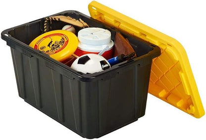 HDX 17 Gal. Storage Tough Tote in Black - Image 3
