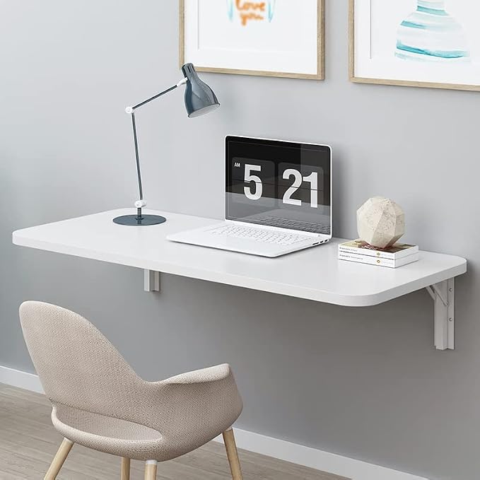 Wall Mounted Folding Table, Stainless Steel Bracket Laundry Folding Table - Image 8