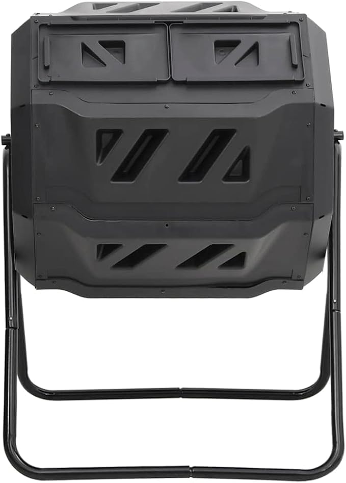 vidaXL Garden Compost Bin Home Garden Lawn Composting Rubbish Waste Box Trash - Image 5