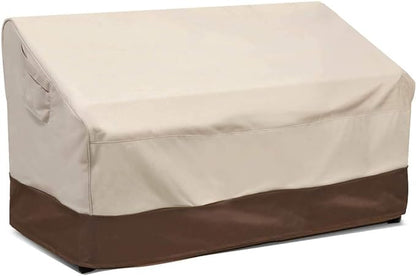 VAILGE 2-Seater Heavy Duty Patio Deep Bench Loveseat Cover, 100% Waterproof by VAILGE
