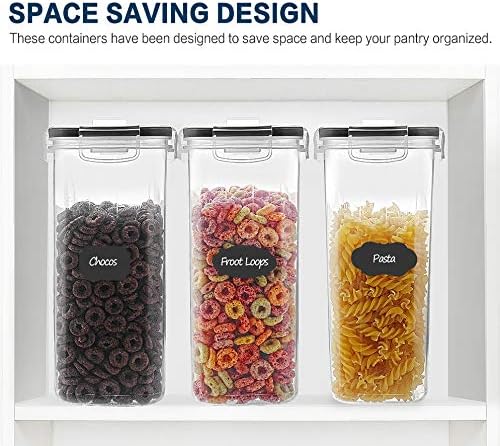 Cereal Container Set, MCIRCO Airtight Food Storage Containers Set of 6 - Image 6