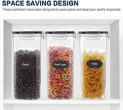 Cereal Container Set, MCIRCO Airtight Food Storage Containers Set of 6 - Image 6