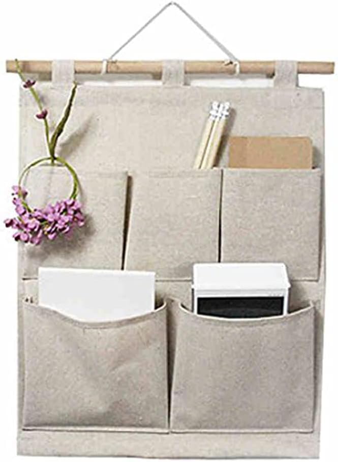KINGREE Over The Door Magazine Storage Pockets, Wall Door Closet Hanging by KINGREE