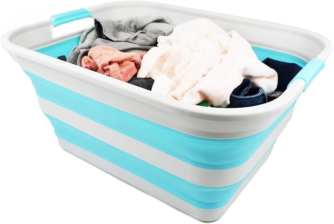 SAMMART 42L Collapsible Plastic Laundry Basket - Image 5