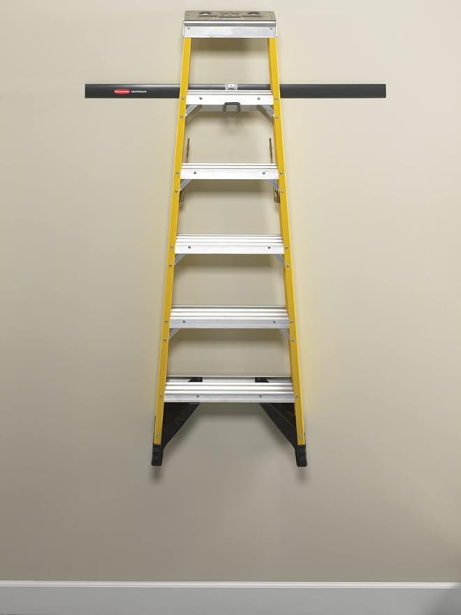Rubbermaid Fasttrack Ladder Hook Garage Wall/Ladder Hanger Wall Mount and Heavy - Image 10