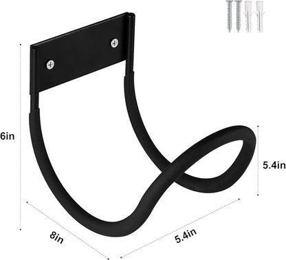Hose Hanger, Heavy Duty Metal Hose Holder Wall Mount, Hook - Image 6