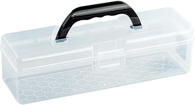 Plastic Storage Container with Lid, Small Storage Bin by Unknown