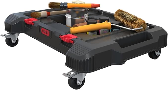 Keter Stack-n-Roll Dolly – Heavy-Duty Rolling Base Cart - Image 10