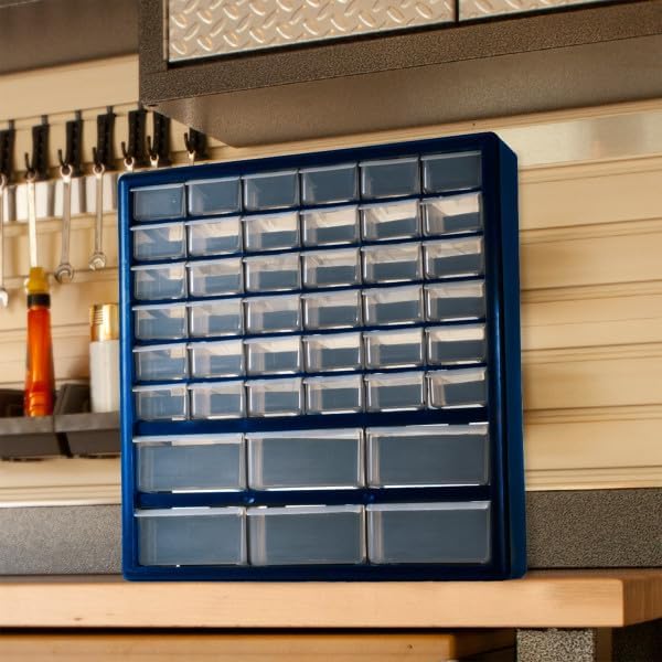 Plastic Storage Drawers – 42 Compartment Organizer – Desktop or Wall Mount - Image 2