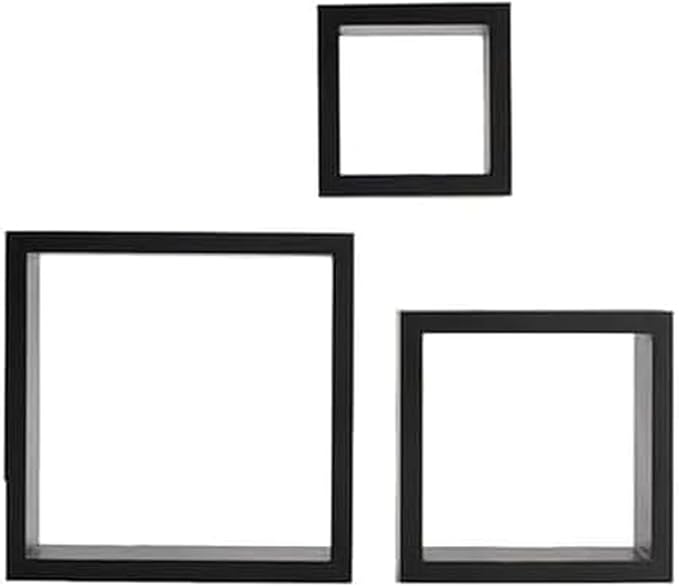 MELANNCO Floating Wall Square Cube Shelves by Melannco