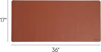 Smead Desk Pad, Vegan Leather Desk Mat - Image 4