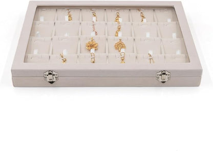 Jewelry Box Necklace Organizer Tray Necklace Display Case - Image 7