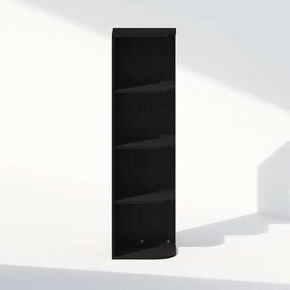 Furinno Reed Corner Shelf, 4-Tier Corner Bookshelf, Book Shelf, Corner Shelves - Image 6