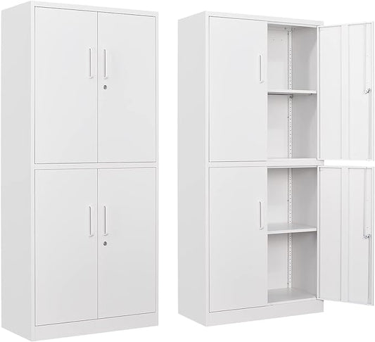 Yizosh Metal Storage Locking Cabinet by Yizosh