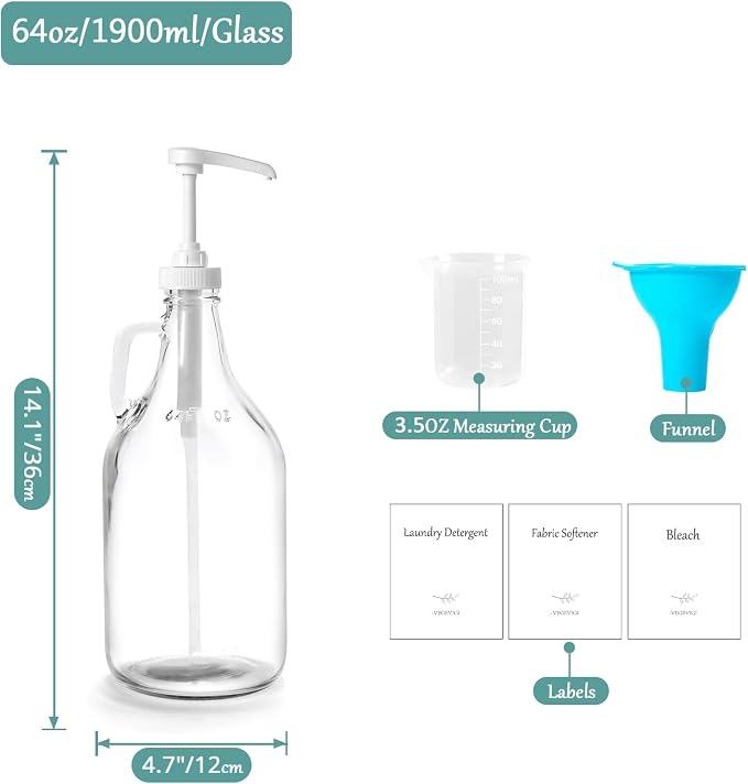 Glass Laundry Detergent Dispenser - Image 2