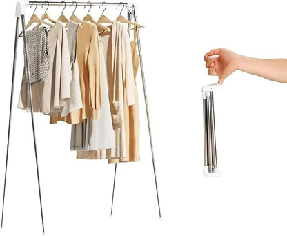 Travel Garment Rack, Portable and Foldable，Folding Clothes Rack by URZCT