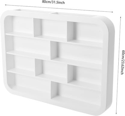 Wall Mounted Nail Polish Racks 4 Tier Hanging Nail Polish Storage Holder - Image 3