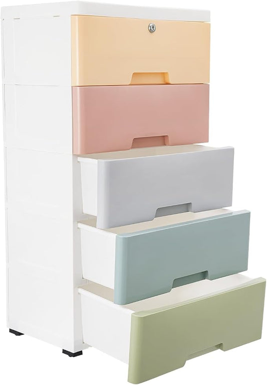 5-Tier Plastic Storage Cabinet by TouSuaRSi