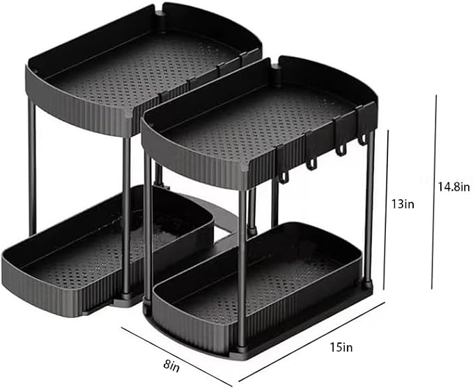 Multi-Purpose Pull-Out Storage Organizers, Under Sink & Cabinet Storage - Image 7