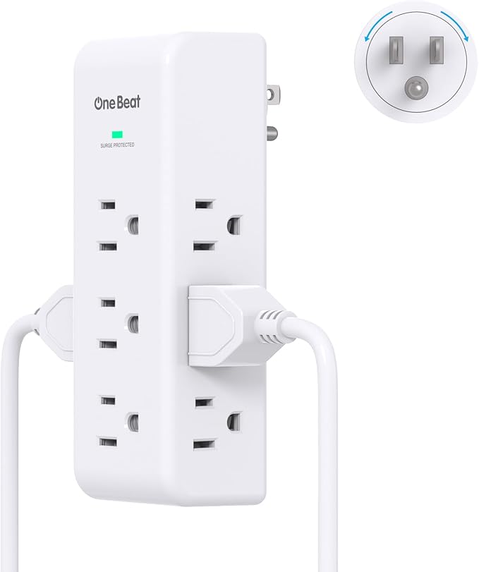 Surge Protector Outlet Extender by OneBeat