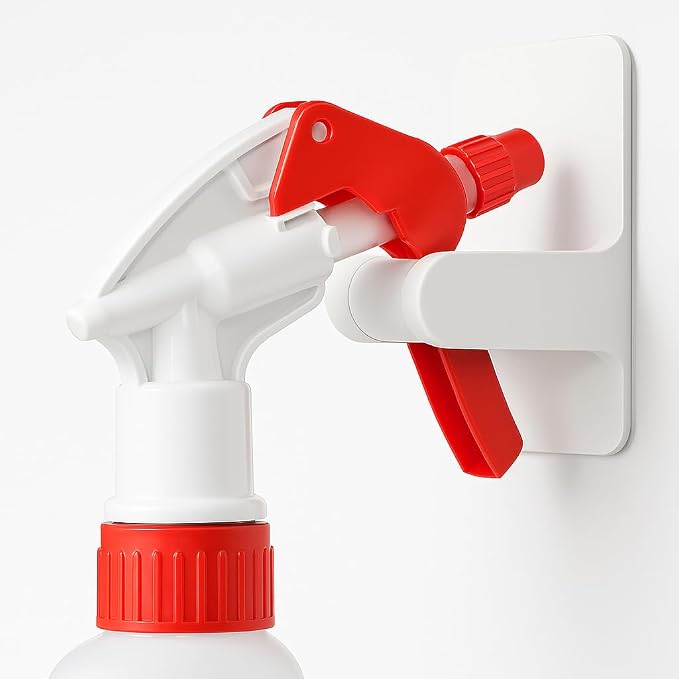 Wall Hooks for Spray Bottle, Salf-Adhesive Spray Bottle Holder, for Spray by Crebri