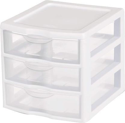 Tribello 3 Drawer Plastic Storage, Mini Drawer Unit - Image 9