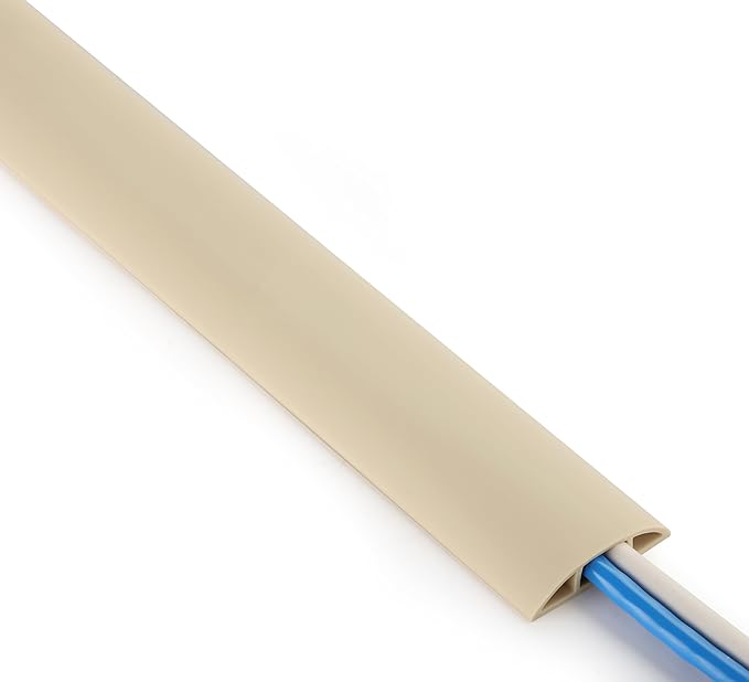 ZhiYo 3.6ft Cord Covers for Wires on Floor, Cord Hider Floor Hide Extension by ZhiYo