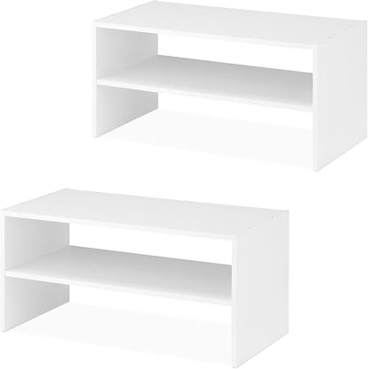 Whitmor Stackable 31" Extra Wide 2-Shelf Storage Organizer by Whitmor
